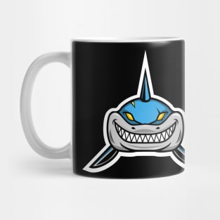 Angry shark Mug